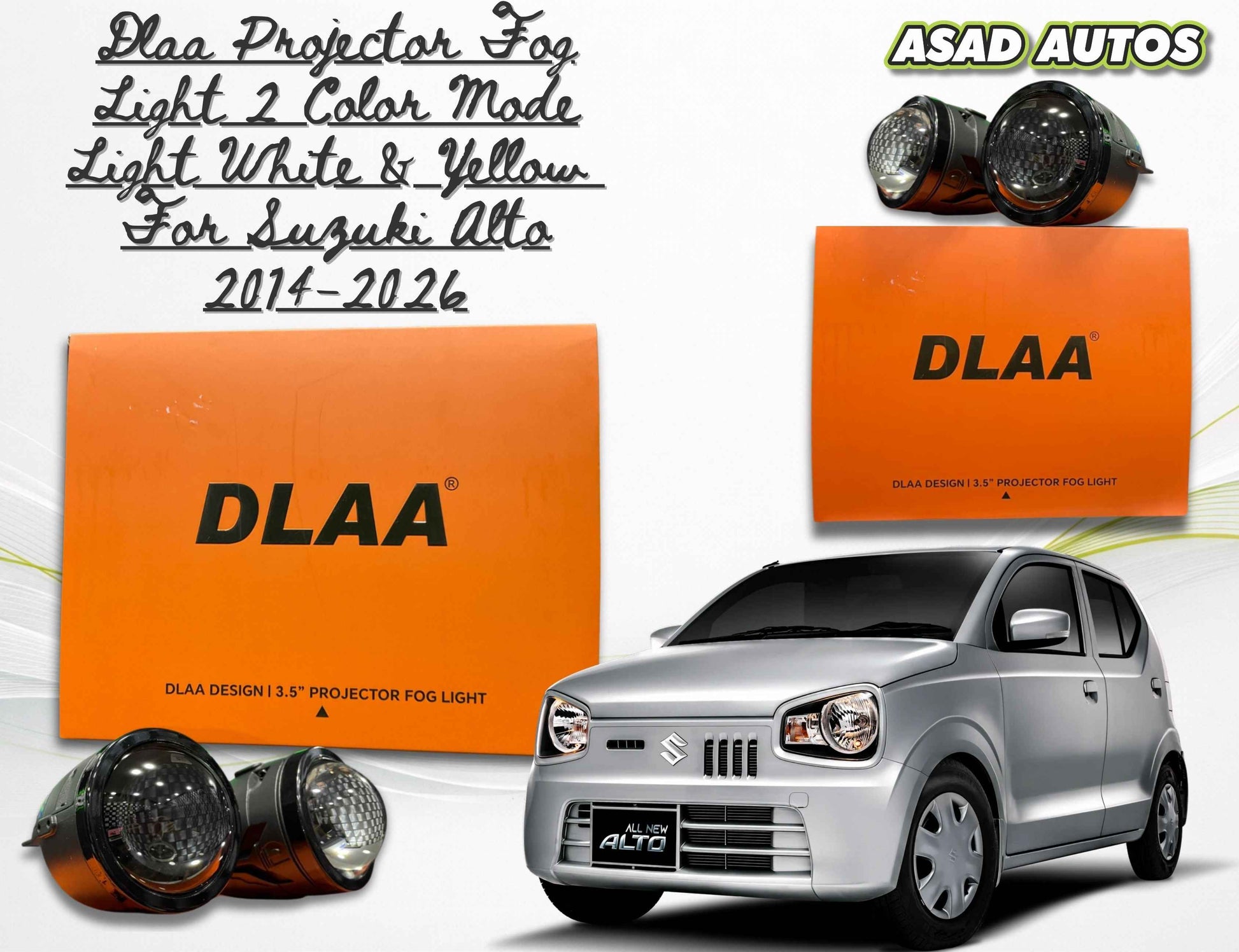 DLAA Fog Light Projector for Suzuki Alto 2014–2026