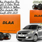 DLAA Fog Light Projector for Suzuki Old Swift 2010–2021