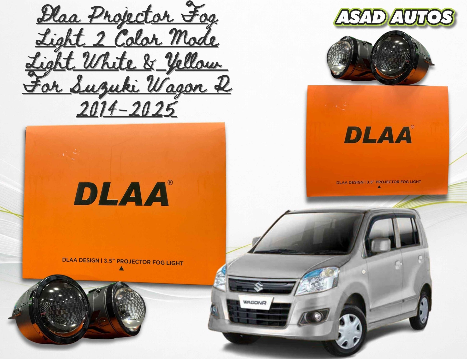 DLAA Fog Light Projector for Suzuki Wagon R 2014–2025