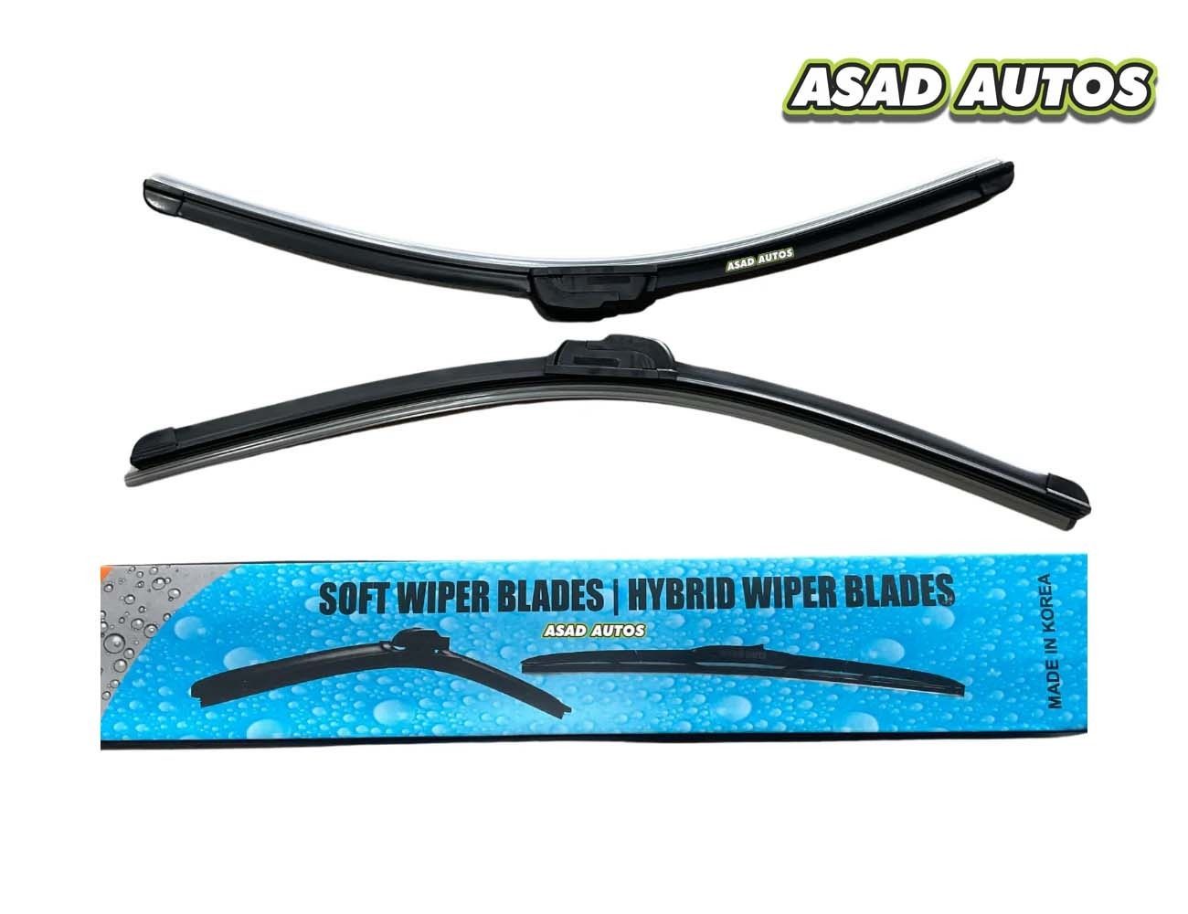 Daewoo Soft & Hybrid Wiper Blades for Hyundai Elantra – Streak-Free & Weather-Resistant

