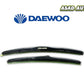 Daewoo Soft and Hybrid Car Wiper Blades for Toyota Hiace, providing quiet, streak-free wiping and superior durability in all weather conditions.

