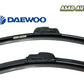 Daewoo Soft and Hybrid Car Wiper Blades for Toyota Hiace, providing quiet, streak-free wiping and superior durability in all weather conditions.


