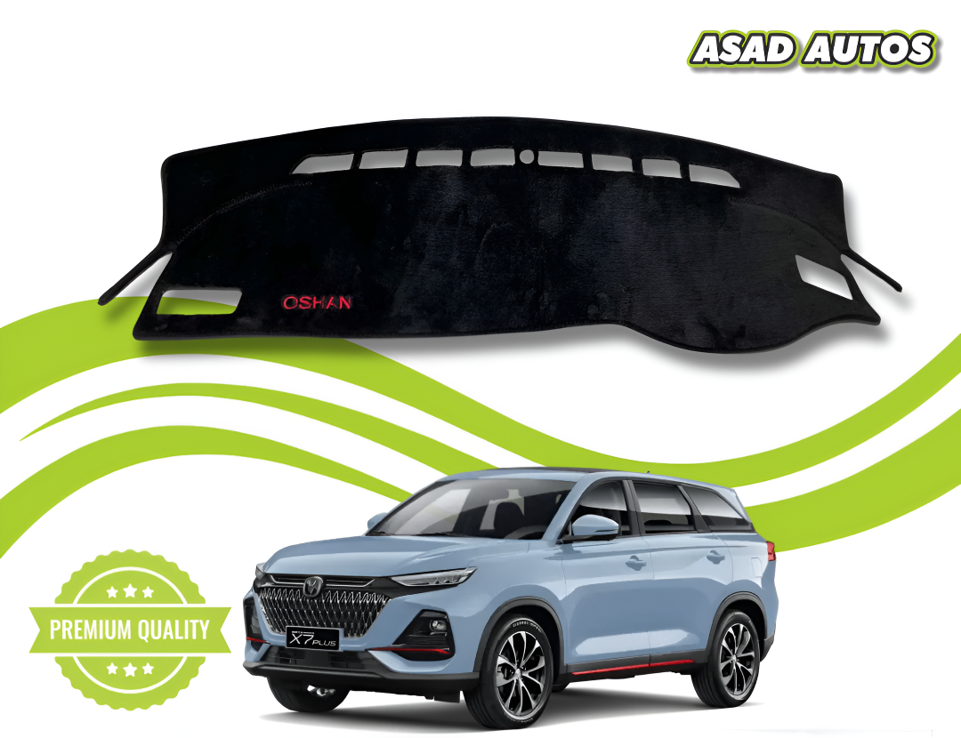 Dashboard carpet mat for Oshan X7 offering custom fit, premium protection, and a stylish interior enhancement.
