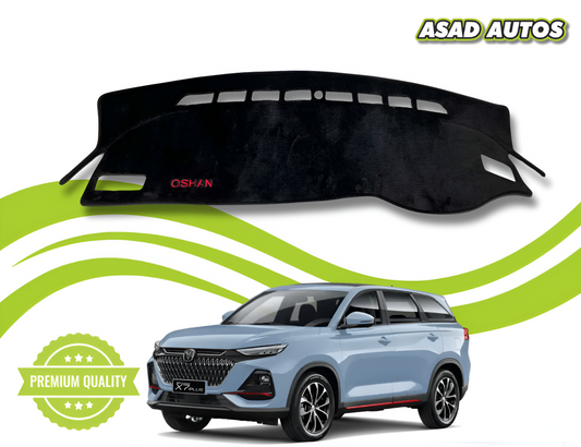 Dashboard carpet mat for Oshan X7 offering custom fit, premium protection, and a stylish interior enhancement.
