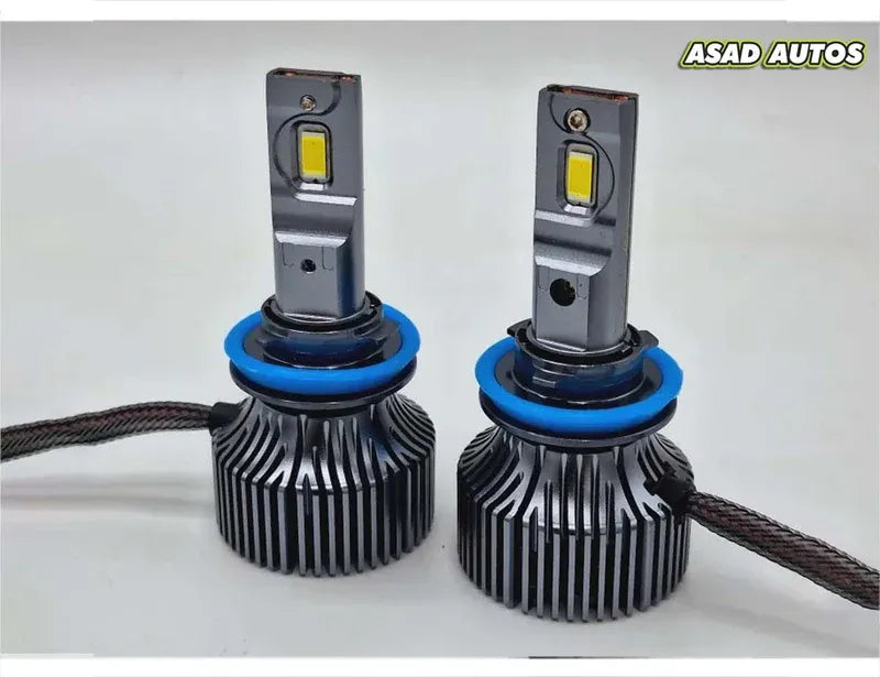 Denso LED Headlights featuring 500 watts output for ultra-bright, energy-efficient, and durable vehicle lighting solutions.
