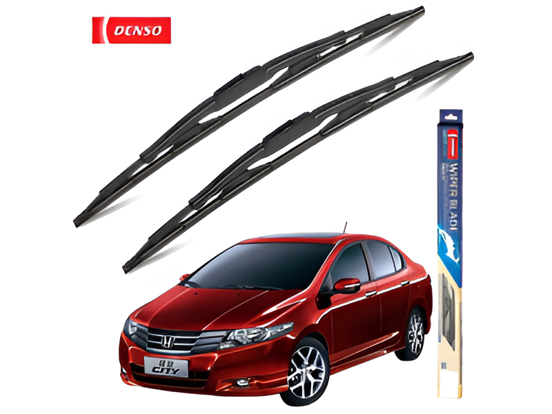 Denso Standard Wiper Blade for Honda City (1995-2008) – Ensures smooth, streak-free wiping performance