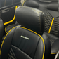 Yellow Lamborghini Style Premium Bespoke Seat Covers for Daihatsu Coure