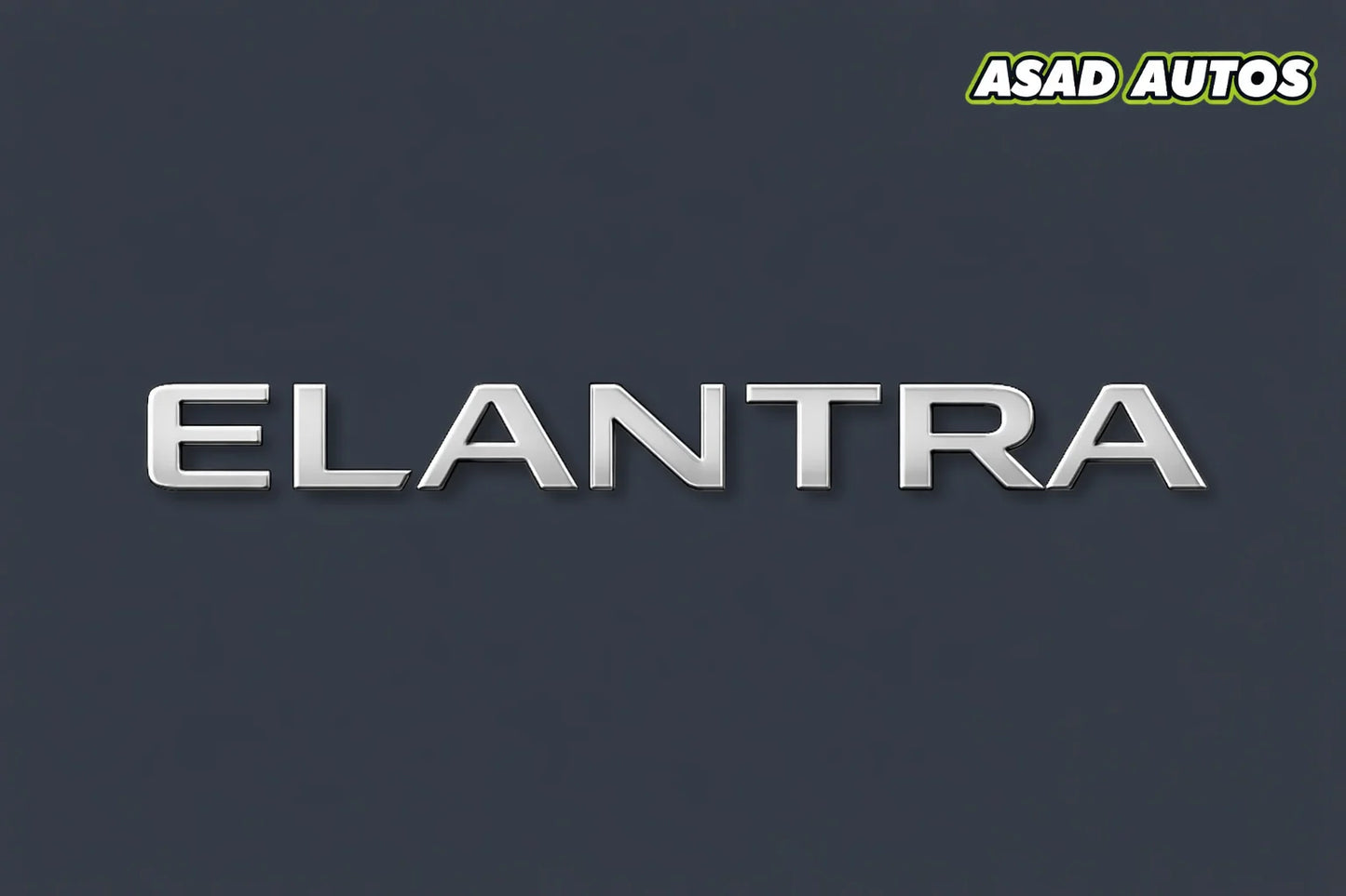 Elantra front bonnet chrome logo premium quality