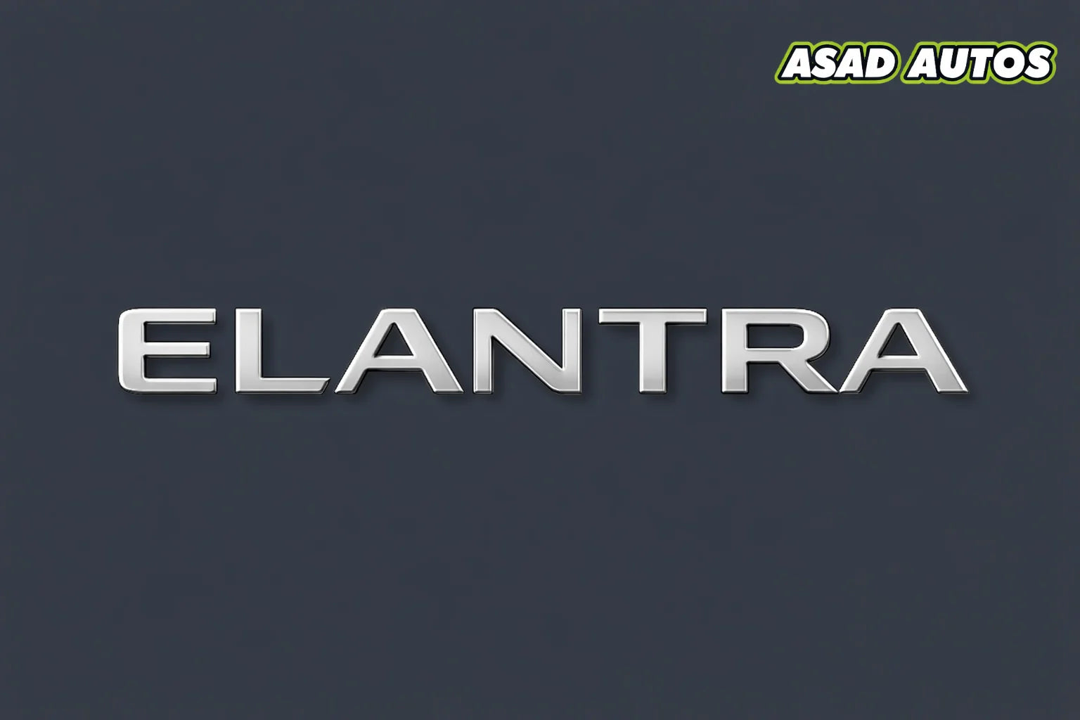 Elantra front bonnet chrome logo premium quality