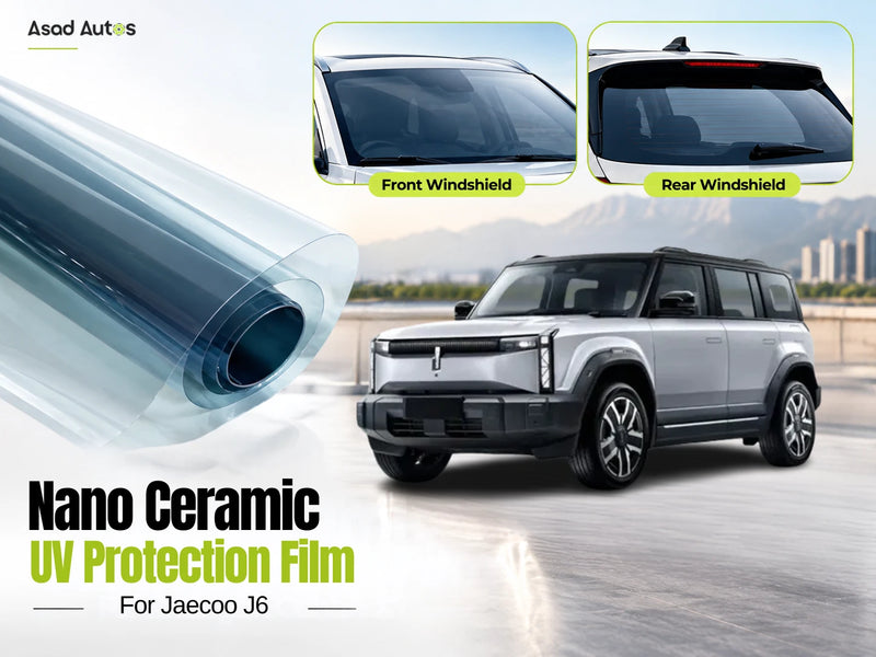 Enhance driving comfort and protect your vehicle’s interior with the Nano Ceramic UV Protection Film for Jaecoo J6 2025–2026