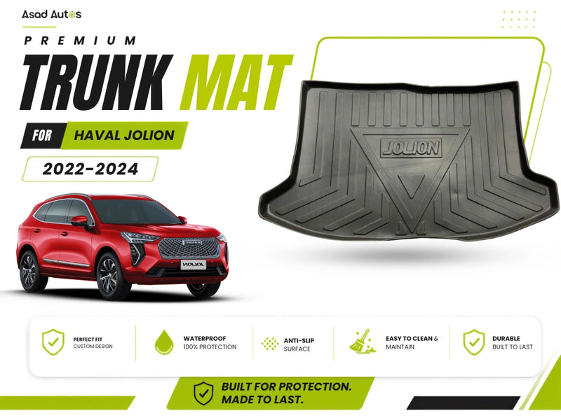 Enhance your Haval Jolion's trunk with the Custom-Fit Trunk Mat, designed for superior cargo protection and style