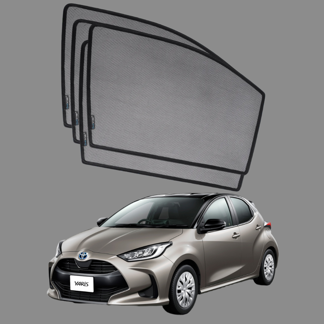 Quik Snap Window Sun Shades (Car Pardy) For Toyota Japanese Yaris 2023-2024	Sedan