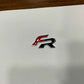 FR Emblem Badge – Front & Rear Monogram Logo for Cars (Universal Fit)