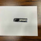 F Sport Emblem Badge – Premium Monogram Logo for Cars (Universal Fit)