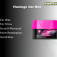Flamingo Car Polish Wax, Flamingo auto wax bottle, car polish and wax product, high gloss car paint protection wax