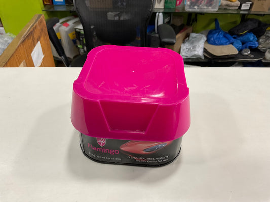 Flamingo Car Polish Wax, Flamingo auto wax bottle, car polish and wax product, high gloss car paint protection wax