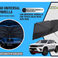 Foldable Car Umbrella Sun Shade Cover for Toyota Hilux Revo 2015–2025 – Windshield UV & Heat Protector


