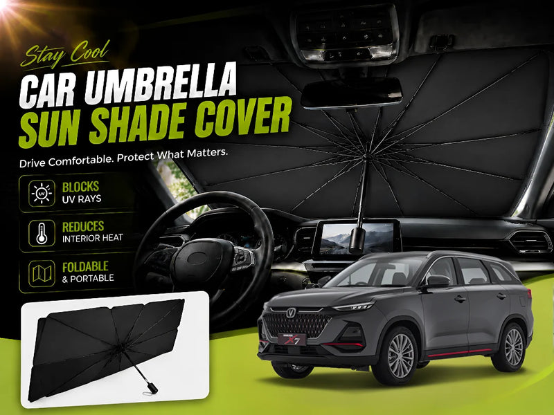Foldable Windshield Sun Shade for Changan Oshan X7 2022–2025 – Car Umbrella UV Protector