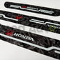 Forged carbon fiber door sill plate sticker for Honda anti scratch scuff protector 4 piece set for car door entry protection