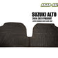 Full set latex rubber floor mats for Suzuki Alto 2014-2026

