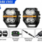 Future Eyes C4 white white wired Bi LED projector lens with patented DRL design, 12000 lumens output, Flood and Spot lighting mode