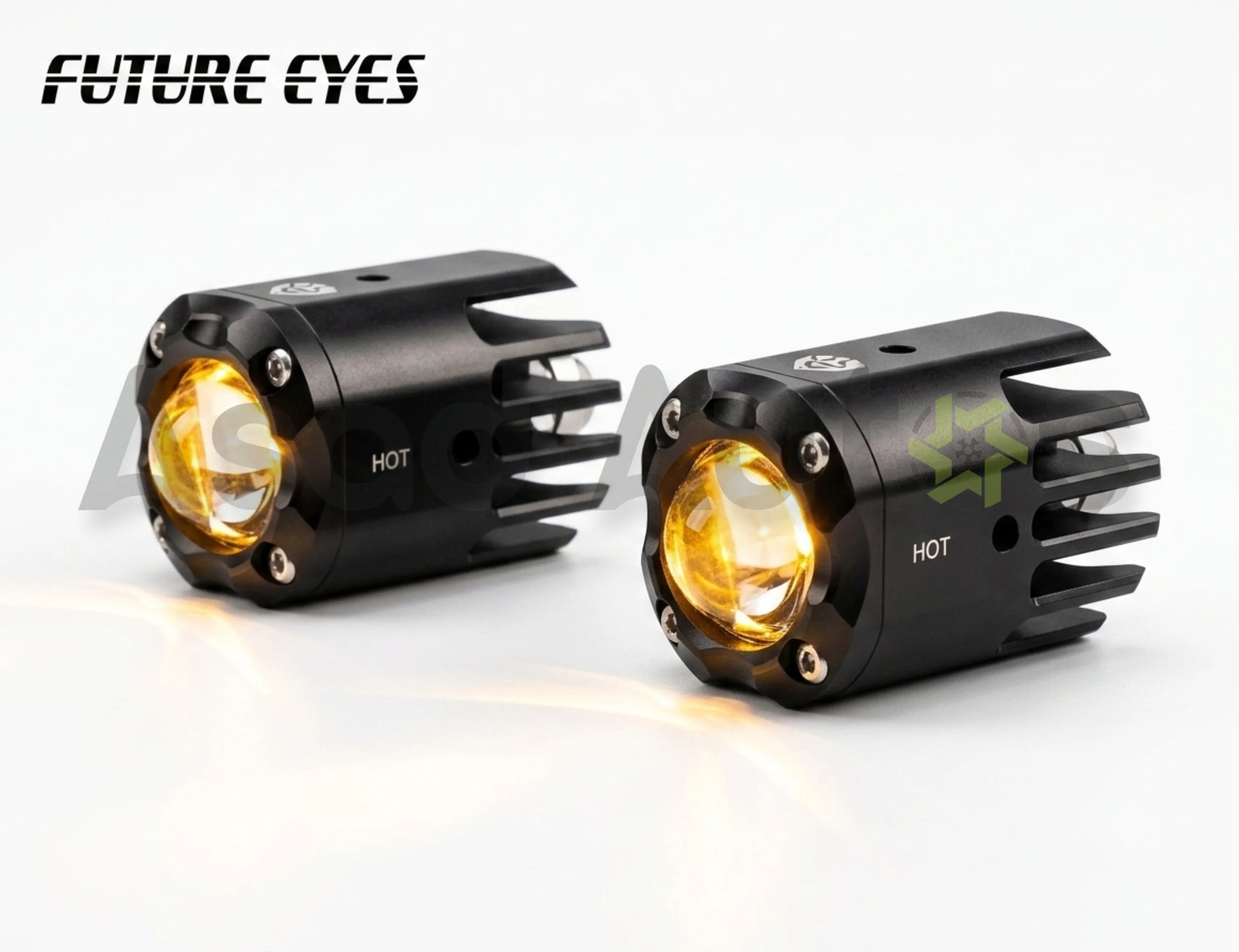 Future Eyes F150-S Mini white white wireless 1.5 inch Bi LED projector lens with 6000 lumens output, multiple lighting modes,