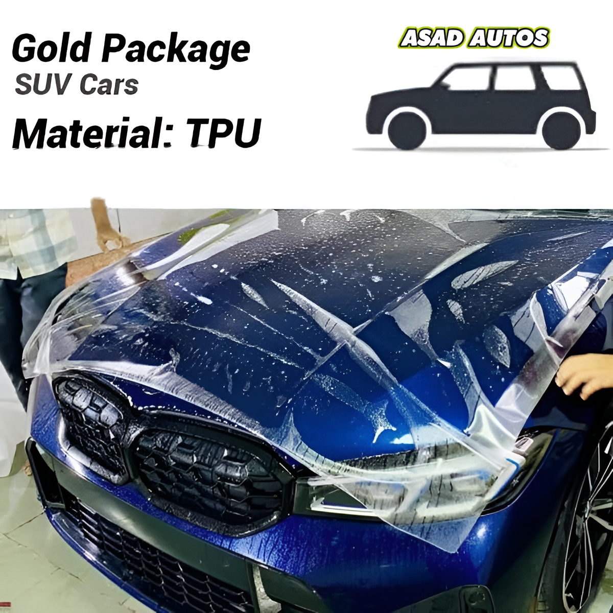 Gold Package PPF for SUV - Type TPU, 55 RF - Advanced Paint Protection ...