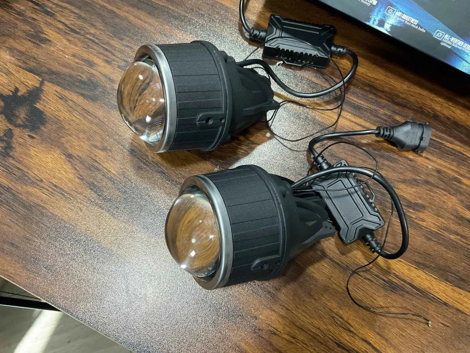 Goodyear Projector Fog Lamps with LED Lens – Compatible with Toyota, Suzuki & Honda Vehicles