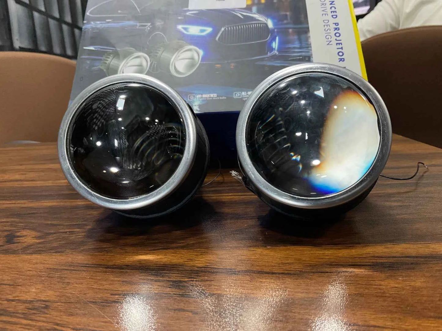 Goodyear Projector Fog Lamps with LED Lens – Compatible with Toyota, Suzuki & Honda Vehicles