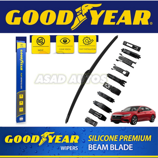 Goodyear Wiper Blades for Honda Insight – Premium Windshield Wipers for All-Weather Use
