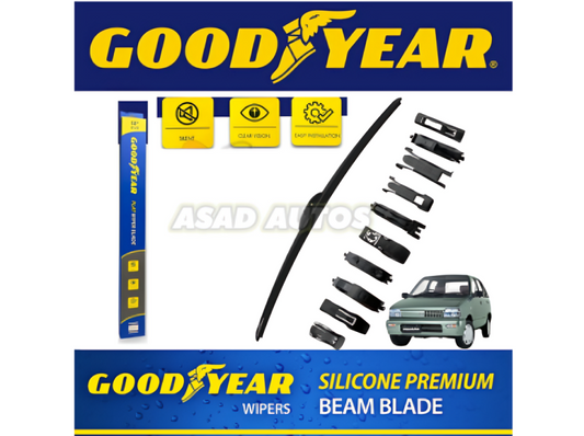 Goodyear Wiper Blades for Suzuki Mehran - Durable and Streak-Free Windshield Wipers

