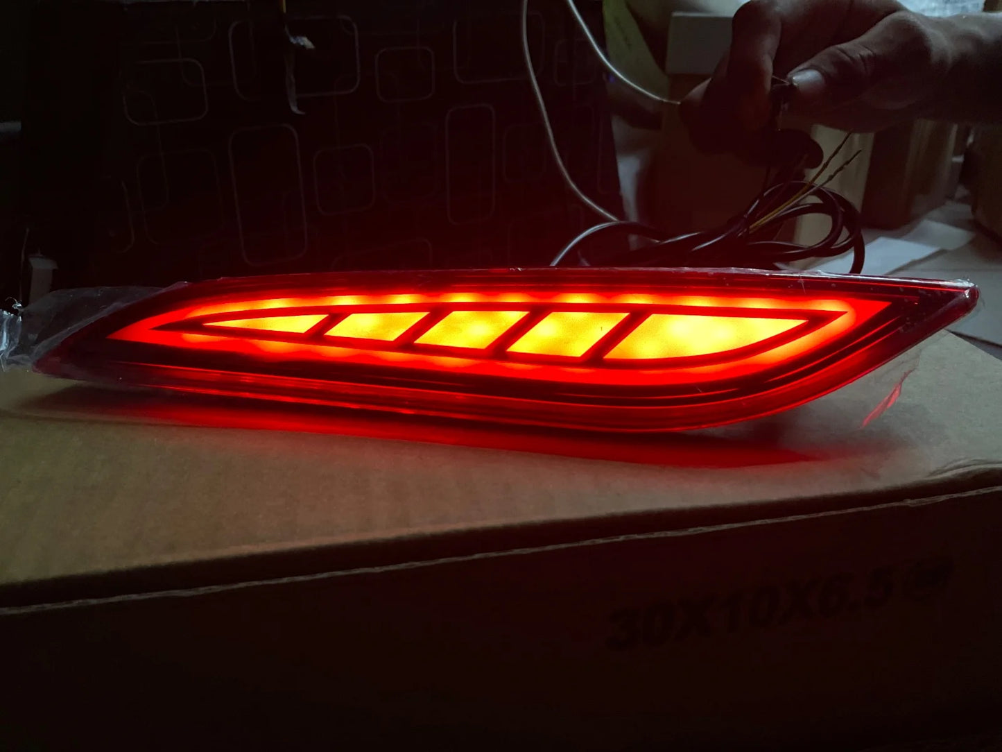 Haval H6 2022-2024 back reflector LED lights, premium rear bumper reflector upgrade for enhanced safety and style.