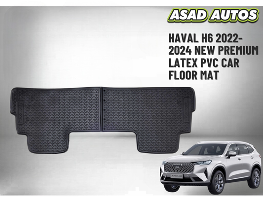 Haval H6 2022–2024 Premium Latex PVC Car Floor Mats – Waterproof, Anti-Slip, Custom Fit Interior Protection

