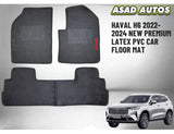 Haval H6 2022–2024 Premium Latex PVC Car Floor Mats – Waterproof, Anti-Slip, Custom Fit Interior Protection
