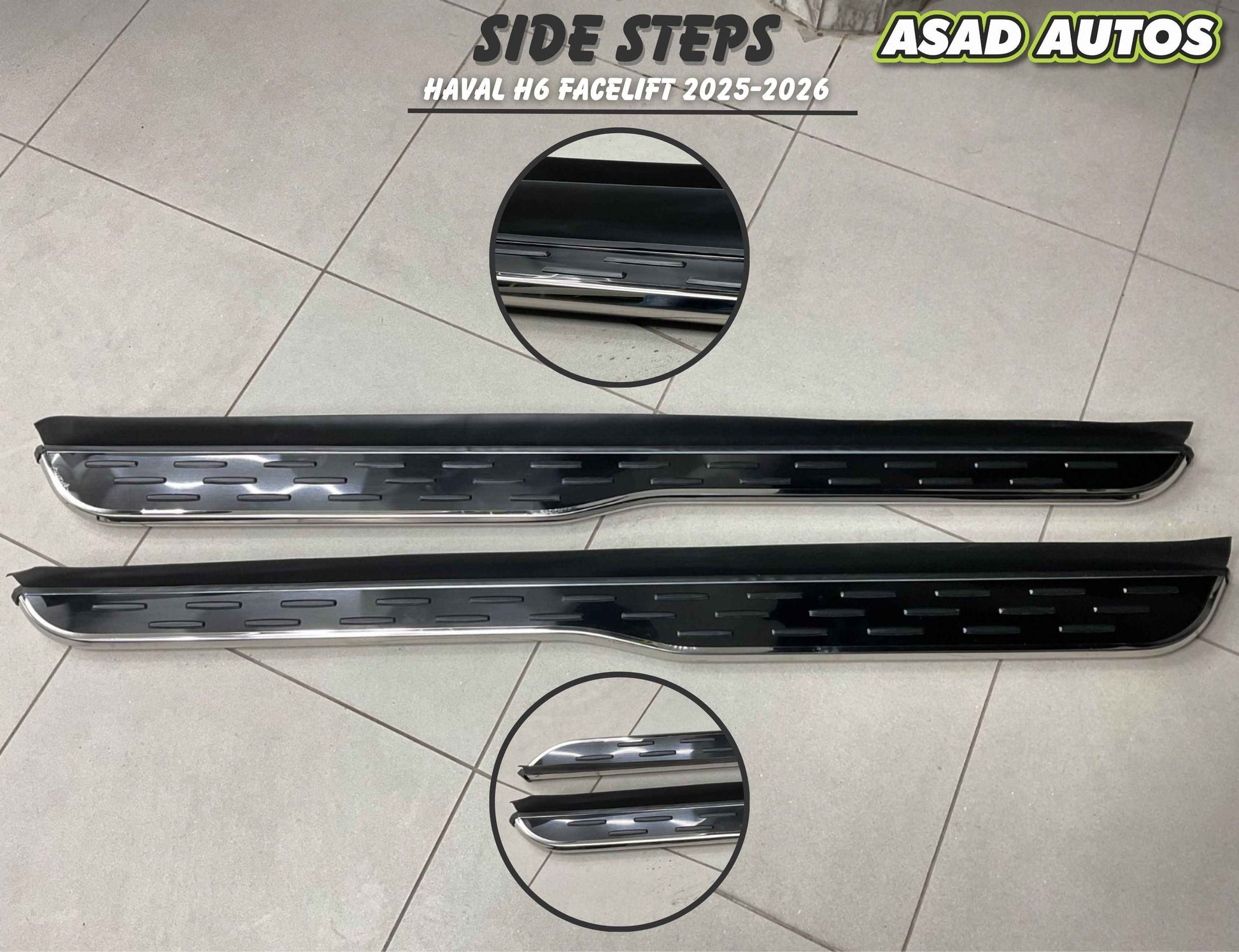 Haval H6 Facelift 2025–2026 Side Steps