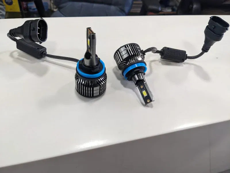 High-performance Denso LED Headlights with 150 watts output for enhanced brightness, durability, and energy efficiency.
