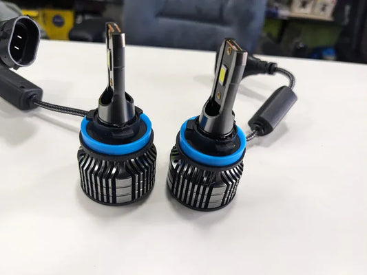 High-performance Denso LED Headlights with 150 watts output for enhanced brightness, durability, and energy efficiency.
