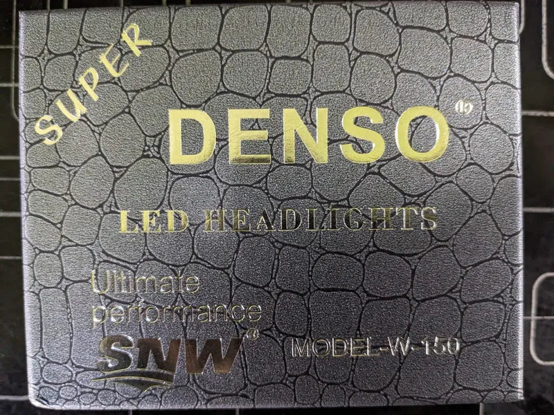 High-performance Denso LED Headlights with 150 watts output for enhanced brightness, durability, and energy efficiency.
