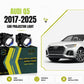 High-performance MLI Car  Fog Lamp Projector Lights with BI LED Lens for Audi Q5 2017-2025, offering enhanced brightness and a stylish look.