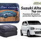 High-quality car top cover for Suzuki Alto (2014-2026), offering durable protection and a snug fit to safeguard your vehicle from weather and debris.