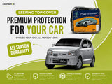 High-quality car top cover for Suzuki Alto (2014-2026), offering durable protection and a snug fit to safeguard your vehicle from weather and debris.