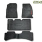 Honda BR-V 2022-2025 7 Seater Car Floor Latex Mats Rubber – Premium Waterproof & Custom Fit