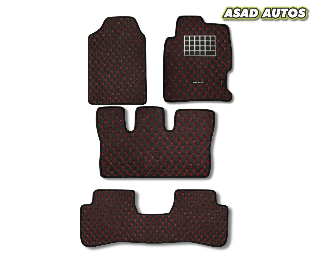 Honda BRV 2022–2025 7D Luxury Car Floor Mats – Custom Fit, Waterproof & Premium Protection