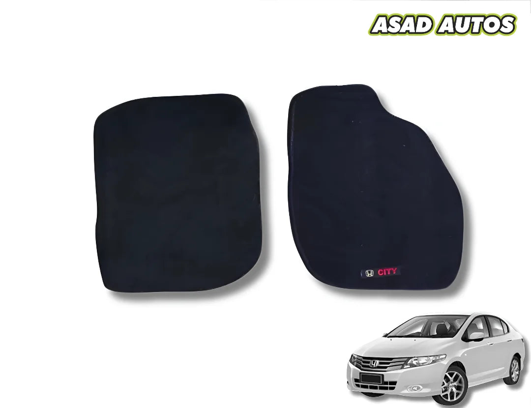 Honda City 2009-2021 Carpet Floor Mats – Black Color | Premium Custom Fit