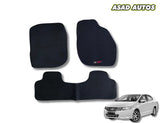Honda City 2009-2021 Carpet Floor Mats – Black Color | Premium Custom Fit