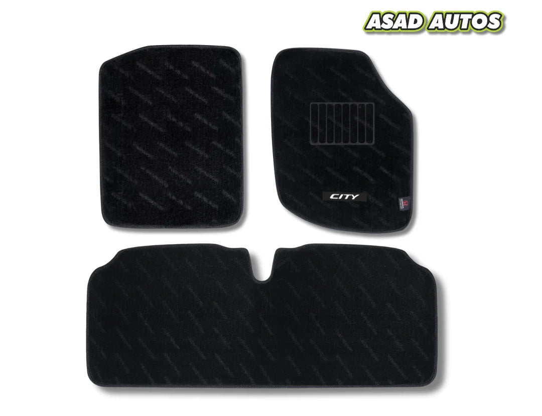 Honda City 2009–2021 Premium Carpet Car Floor Mats – Custom Fit & Elegant Interior
