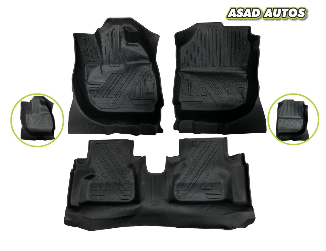 Honda City 2009–2021 TPE Floor Mats A+ Quality