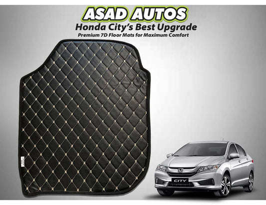 Honda City 2022-2025 7D Car Floor Mats – Luxury, Waterproof, and Durable
