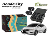 Honda City 2022-2025 MLI Car Projector Fog Lights with BI LED Lens, offering enhanced road visibility and a modern, stylish upgrade