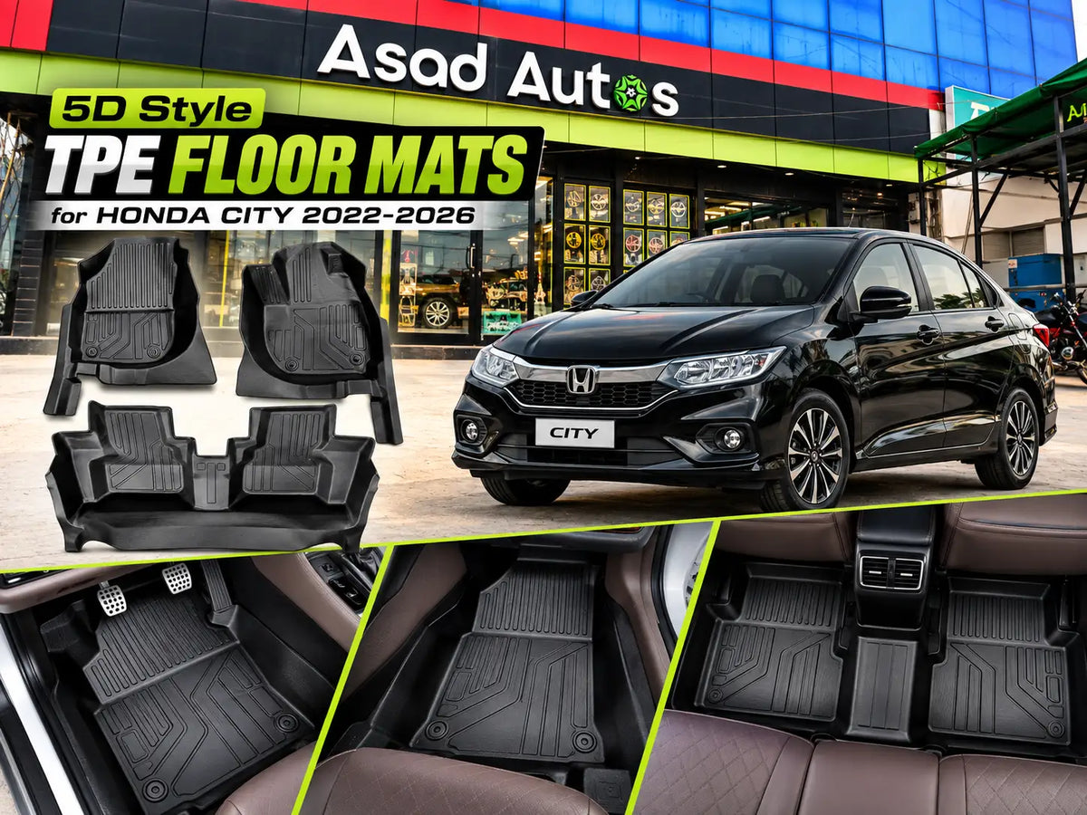 Honda City TPE Car Floor Mats 2022–2026